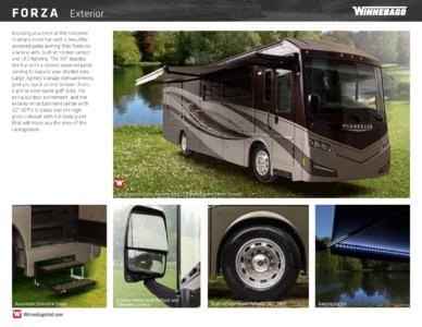 2016 Winnebago Forza Brochure page 9