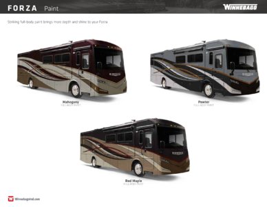 2016 Winnebago Forza Brochure page 19