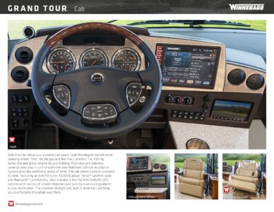 2016 Winnebago Grand Tour Brochure page 9