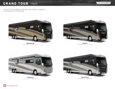 2016 Winnebago Grand Tour Brochure page 20