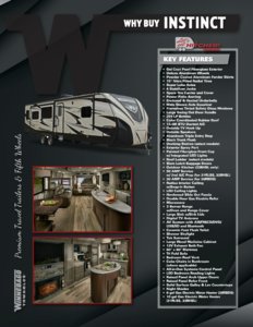 2016 Winnebago Instinct Brochure page 1