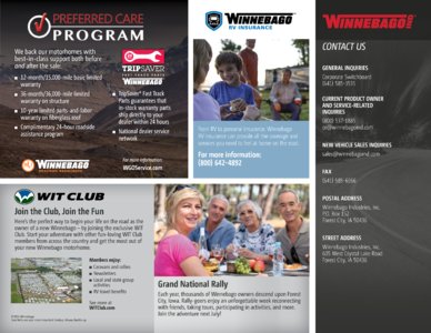 2016 Winnebago Sightseer Brochure page 23