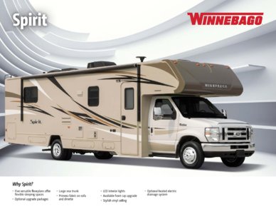 2016 Winnebago Spirit Brochure page 1