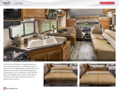 2016 Winnebago Spirit Brochure page 3