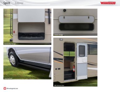 2016 Winnebago Spirit Brochure page 9