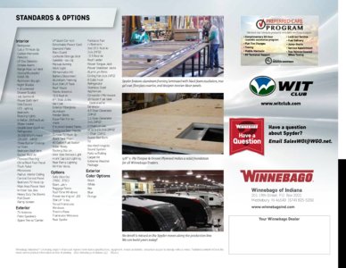 2016 Winnebago Spyder Brochure page 4