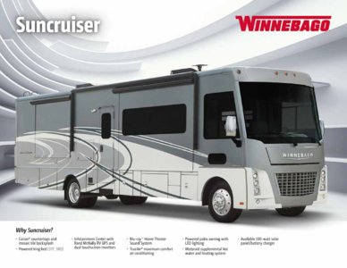 2016 Winnebago Suncruiser Brochure page 1