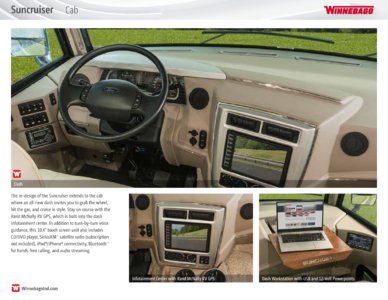 2016 Winnebago Suncruiser Brochure page 10