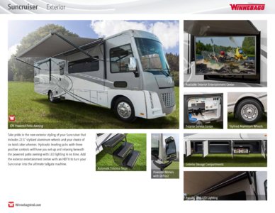 2016 Winnebago Suncruiser Brochure page 12