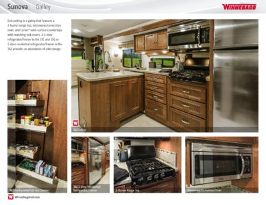 2016 Winnebago Sunova Brochure page 5