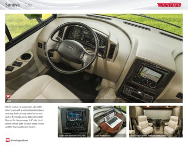 2016 Winnebago Sunova Brochure page 7