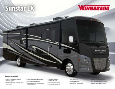 2016 Winnebago Sunstar LX Brochure page 1