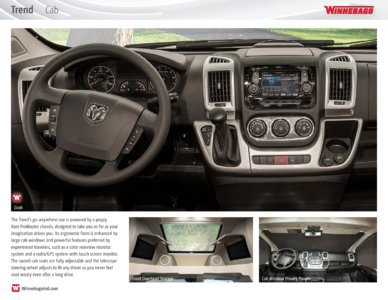 2016 Winnebago Trend Brochure page 6