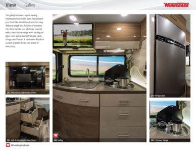 2016 Winnebago View Brochure page 5