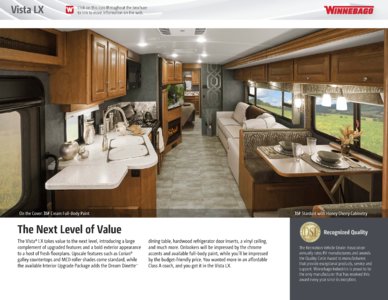 2016 Winnebago Vista LX Brochure page 2