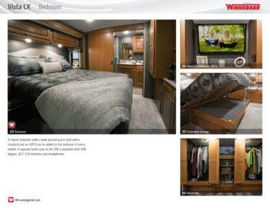 2016 Winnebago Vista LX Brochure page 6