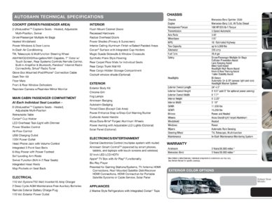 2017 Airstream Autobahn Brochure page 12