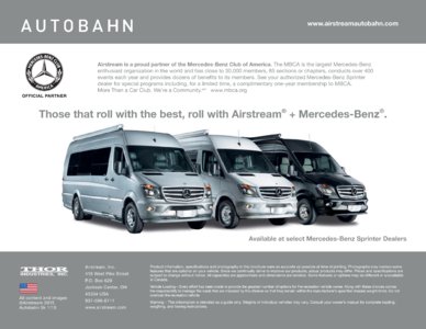 2017 Airstream Autobahn Brochure page 14