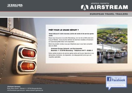 2017 Airstream European Travel Trailers French Brochure page 36