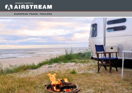 2017 Airstream European Travel Trailers Brochure page 1