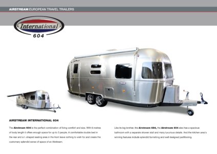 2017 Airstream European Travel Trailers Brochure page 16