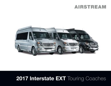 2017 Airstream Interstate EXT Touring Coaches Brochure page 1