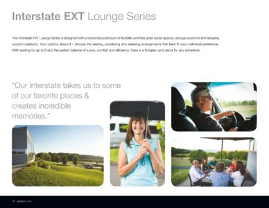 2017 Airstream Interstate EXT Touring Coaches Brochure page 16