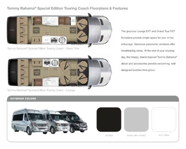2017 Airstream Tommy Bahama Special Edition Touring Coach Brochure page 3
