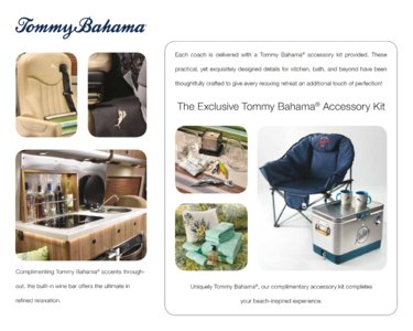 2017 Airstream Tommy Bahama Special Edition Touring Coach Brochure page 5