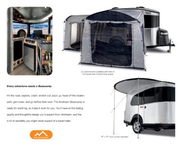 2017 Airstream Travel Trailer Basecamp Brochure page 5