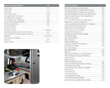 2017 Airstream Travel Trailer Basecamp Brochure page 6