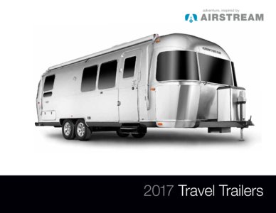 2017 Airstream Travel Trailers Brochure page 1