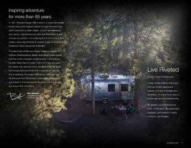 2017 Airstream Travel Trailers Brochure page 3