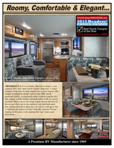 2017 ALP Adventurer Truck Campers Brochure page 7