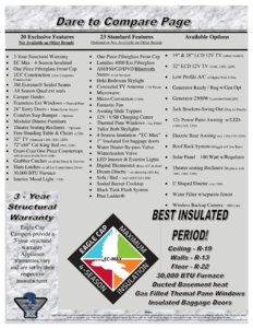 2017 ALP Eagle Cap Truck Campers Brochure page 2
