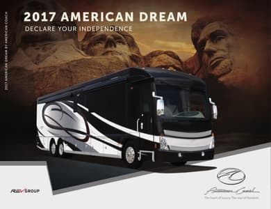 2017 American Coach American Dream Brochure page 1