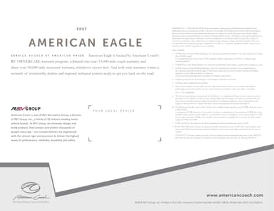 2017 American Coach American Eagle Brochure page 12