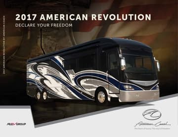 2017 American Coach American Revolution Brochure