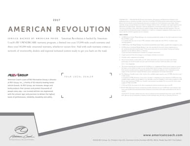2017 American Coach American Revolution Brochure page 12