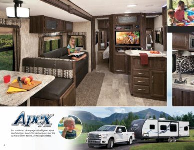 2017 Coachmen Apex French Brochure page 2