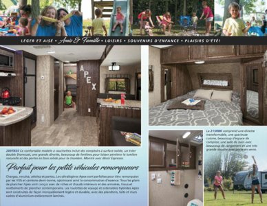 2017 Coachmen Apex French Brochure page 3