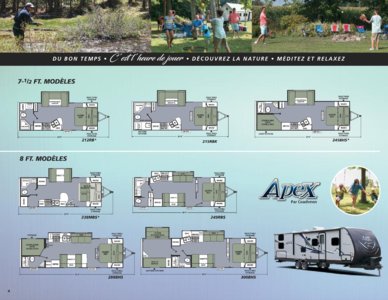 2017 Coachmen Apex French Brochure page 4