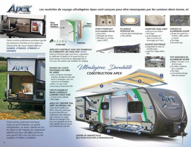 2017 Coachmen Apex French Brochure page 6