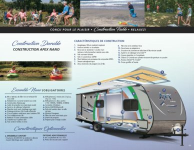 2017 Coachmen Apex French Brochure page 11