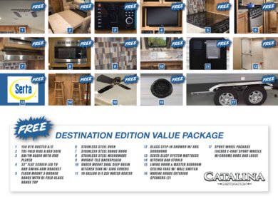 2017 Coachmen Catalina Destination Brochure page 5