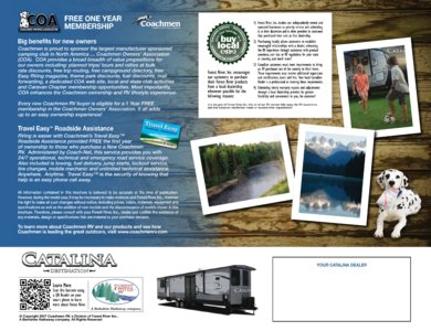 2017 Coachmen Catalina Destination Brochure page 8