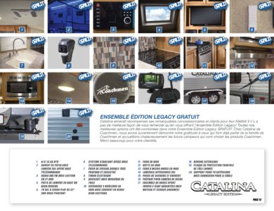 2017 Coachmen Catalina Legacy Edition French Brochure page 13