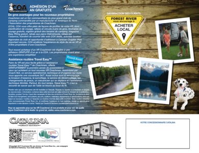 2017 Coachmen Catalina Legacy Edition French Brochure page 16