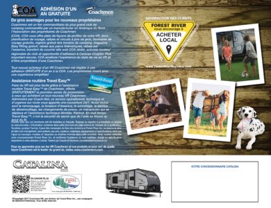 2017 Coachmen Catalina SBX French Brochure page 12