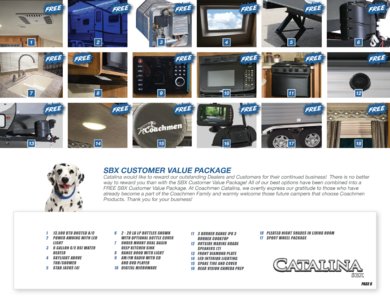 2017 Coachmen Catalina SBX Brochure page 7